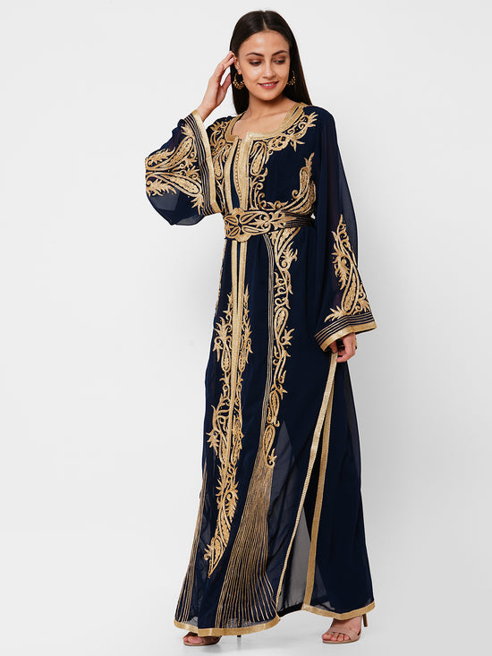 Traditional Caftan Cocktail Party Gown - Maxim Creation