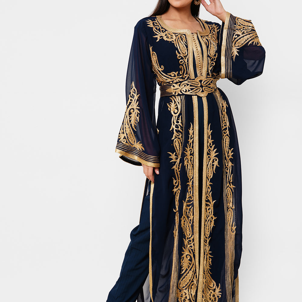 
                  
                    Traditional Caftan Cocktail Party Gown - Maxim Creation
                  
                