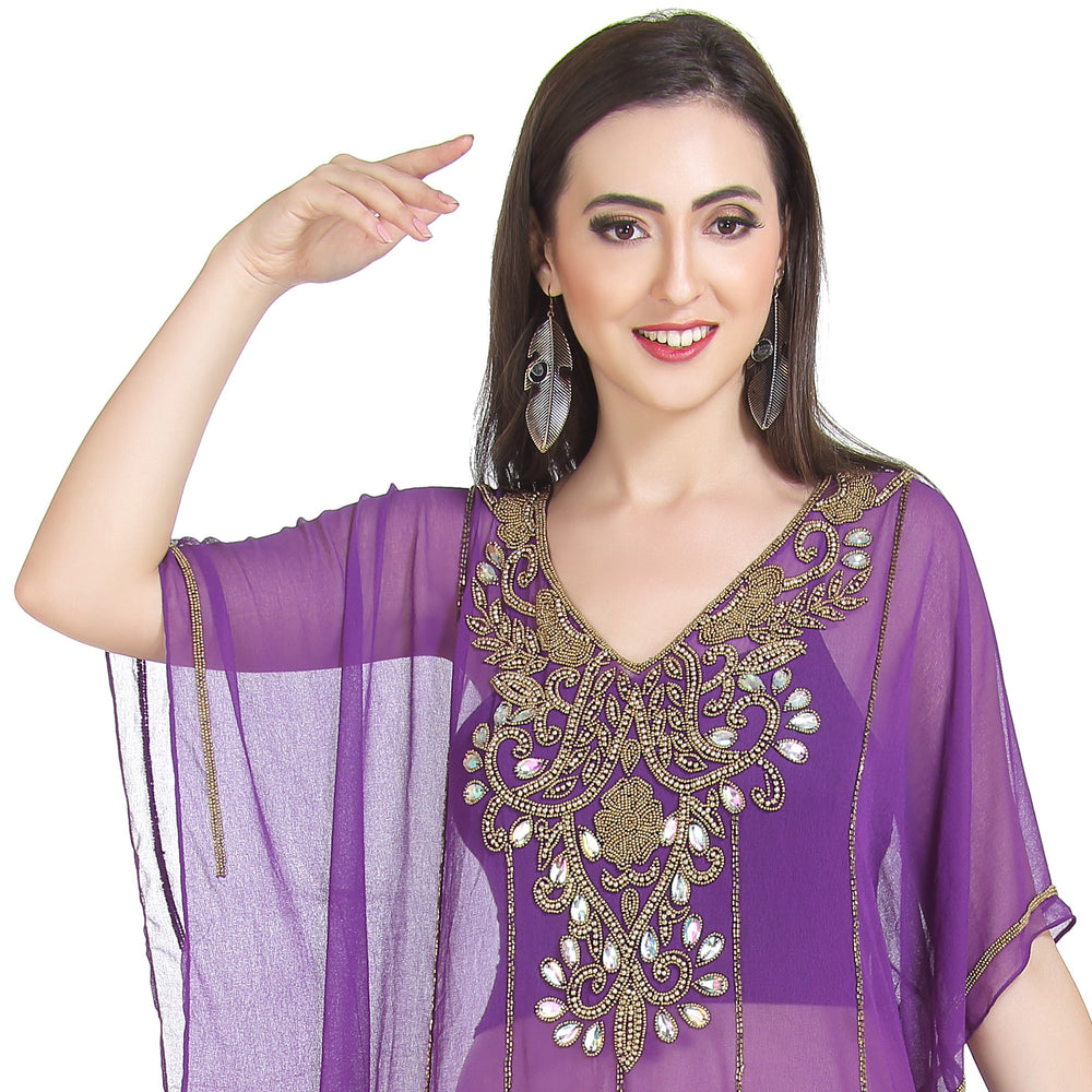 
                  
                    Embroidered Kurti Short Maxi Dress - Maxim Creation
                  
                