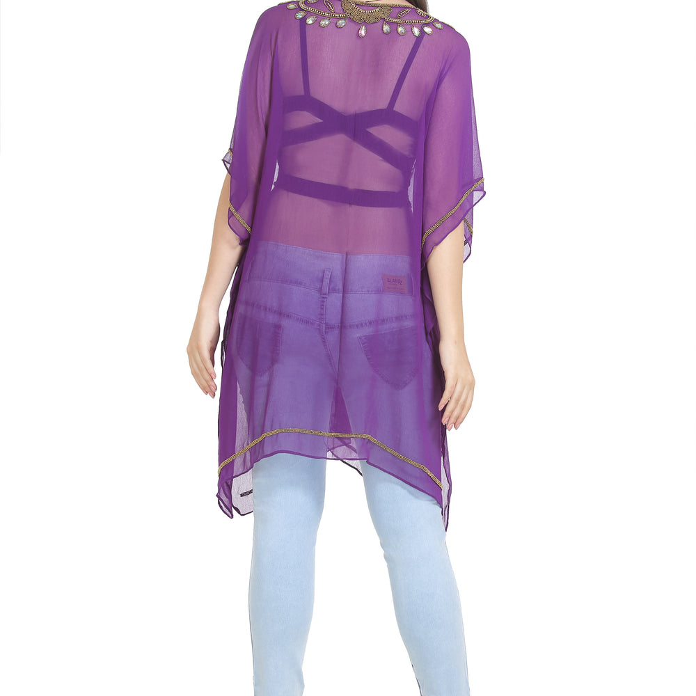 
                  
                    Embroidered Kurti Short Maxi Dress - Maxim Creation
                  
                