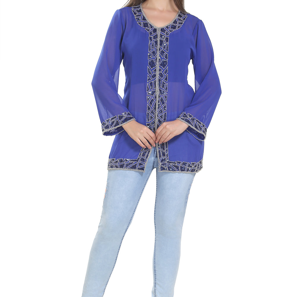 
                  
                    Traditional Kurti Dubai Style Boho Dress - Maxim Creation
                  
                