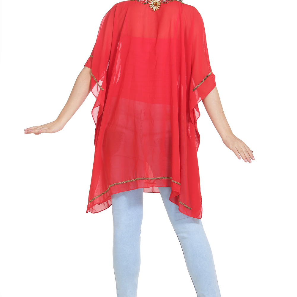 
                  
                    Traditional Kurti Lightweight Embroidered Tunic Gown - Maxim Creation
                  
                