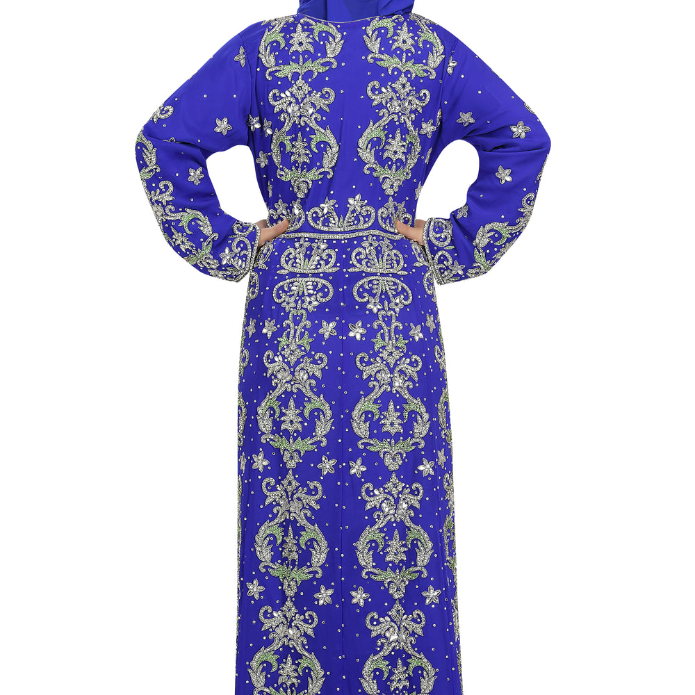 
                  
                    Embroidered Jellabiya Luxury Bridal Gown - Maxim Creation
                  
                