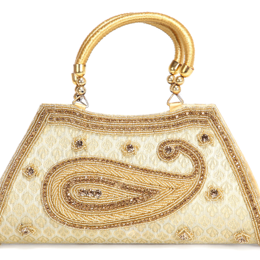 Traditional Style Embellished Sequin Clutch - Maxim Creation