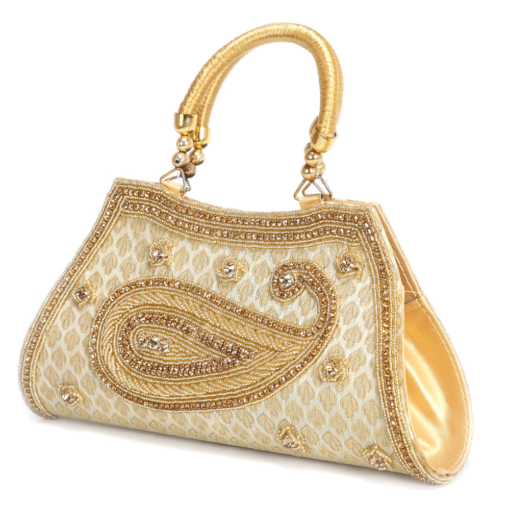 Traditional Style Embellished Sequin Clutch - Maxim Creation