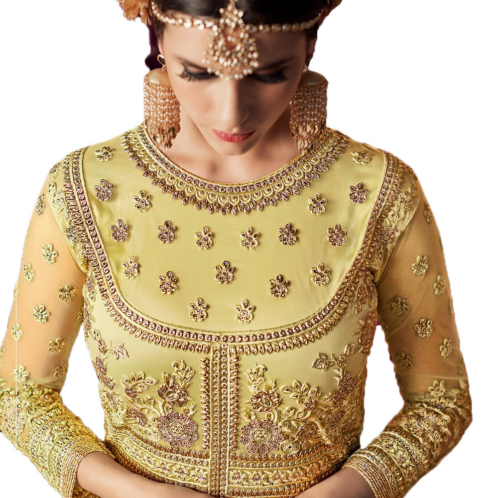 
                  
                    Indian Hand Made Punjabi Suit Salwar Kameez 101 - Maxim Creation
                  
                