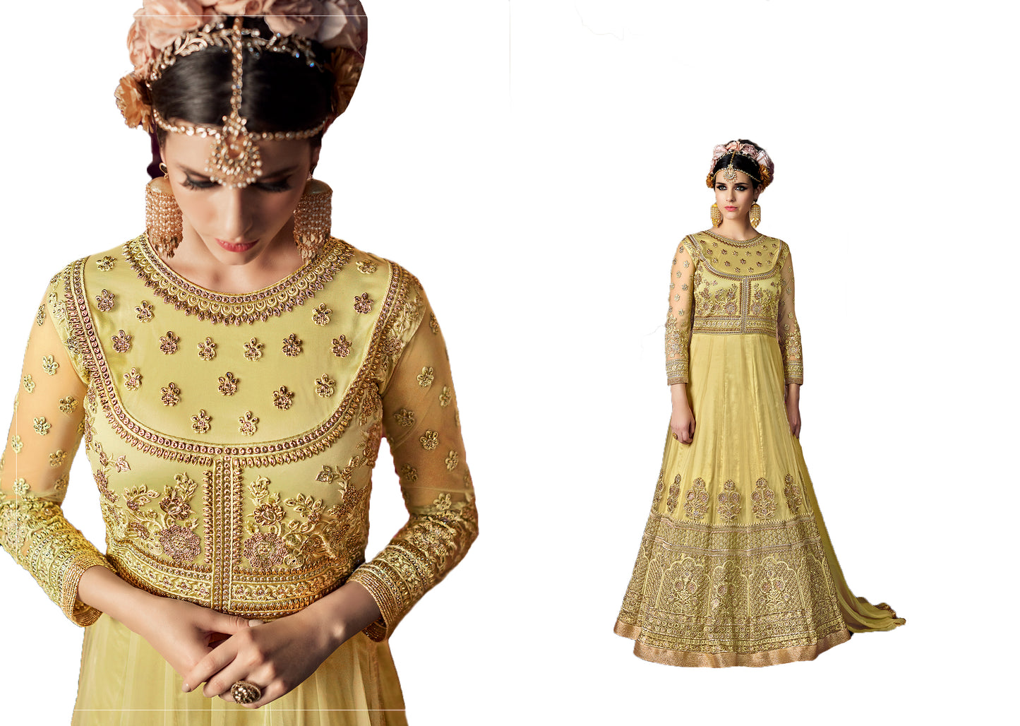 Indian Hand Made Punjabi Suit Salwar Kameez 101 - Maxim Creation