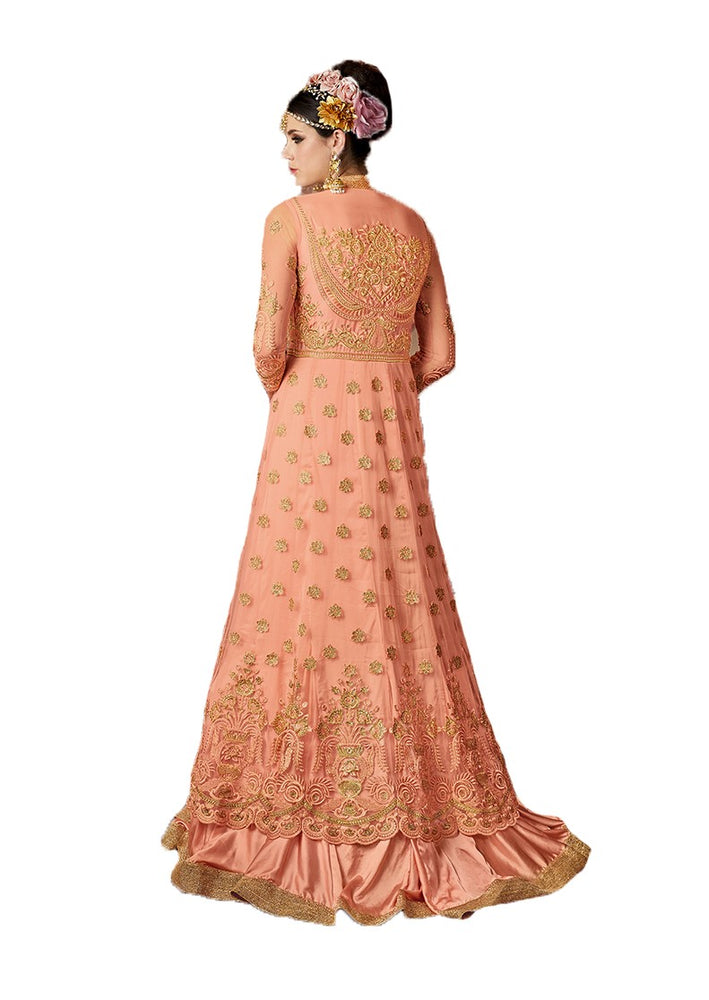 
                  
                    Wedding Sharara in Peach Punjabi Suit 102 - Maxim Creation
                  
                