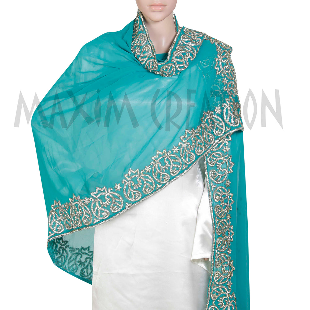 Traditional Vintage Dupatta Hijab S3 - Maxim Creation